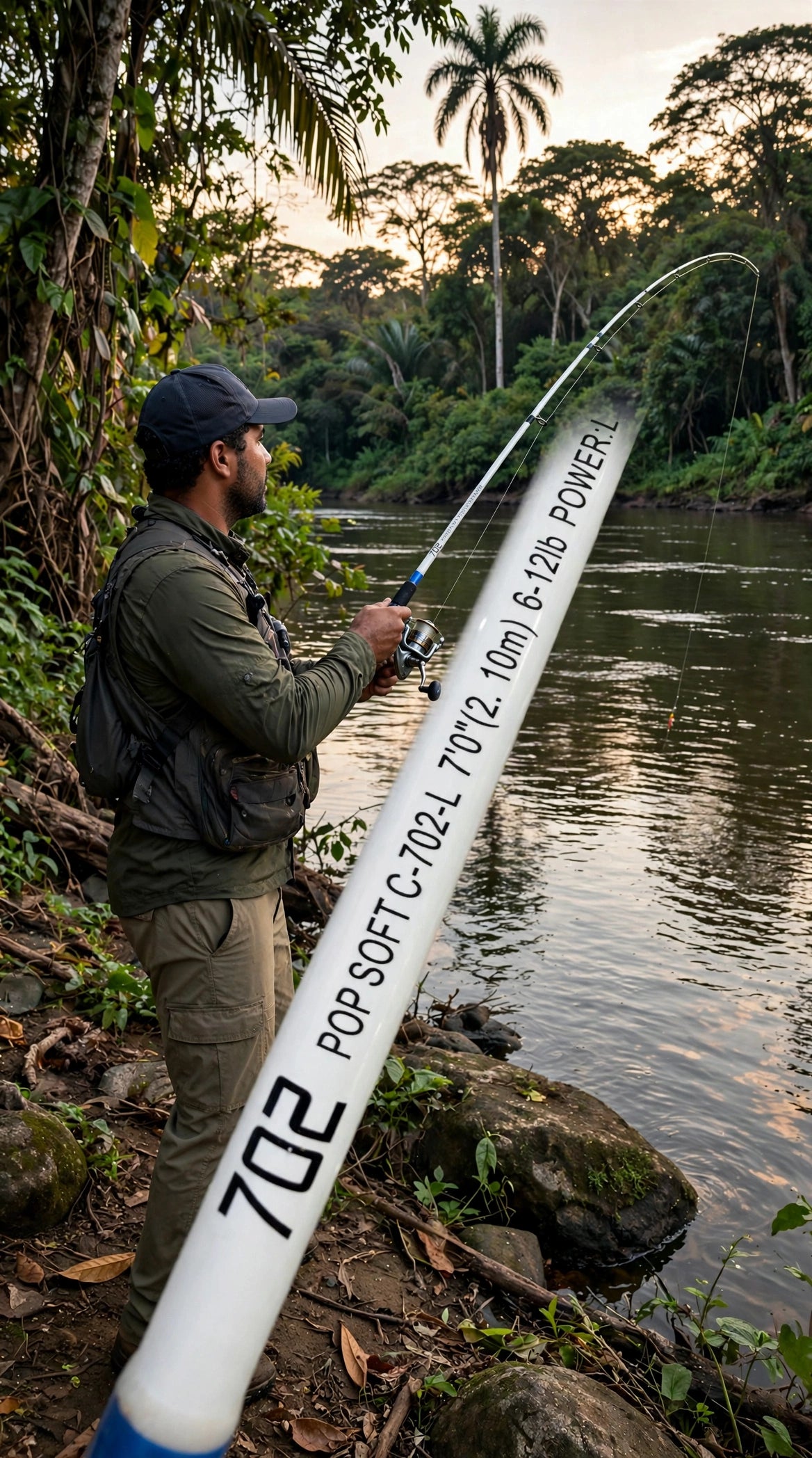 Vara Pop Soft 2,10 Mtrs P/Carretilha Pop Fishing