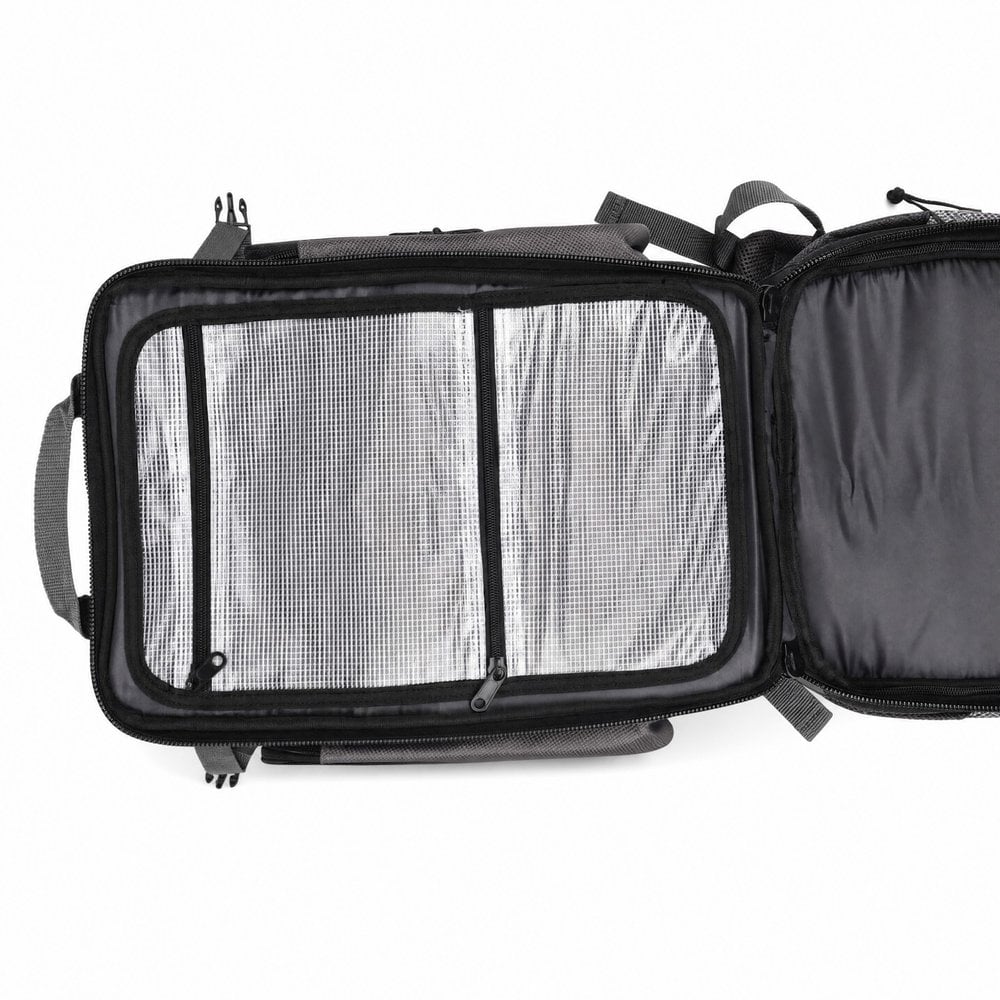 Mochila De Pesca Reforçada Daisen 3 Estojos P/ Iscas - Preta