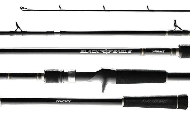 Vara para carretilha Marine Sports Black Eagle BG 8'0" (2,44m) 50 Lbs BLKE-C802HF 02 Partes