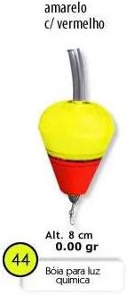 Bóia Barão p/ Luz Química ref-44 - Pescaria Marca Grife da Pesca - Foto 1 | Grife da Pesca