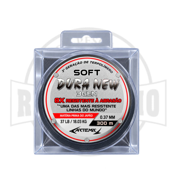 Linha Monofilamento Dura New Soft transparente 300m