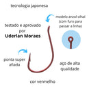 Anzol Idumezina Vermelho MX Pesca - Pescaria Marca Grife da Pesca - Foto 3 | Grife da Pesca
