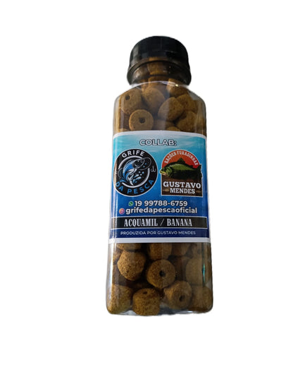 Ração Furadinha Grife da Pesca Collab Gustavo Mendes Aquamil