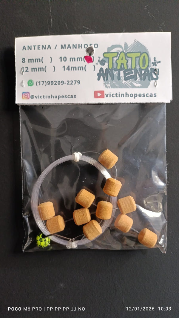 Manhosinho Borboleta Tato Antenas Victinho Pesca Cortadinho 10mm - Pescaria Marca Grife da Pesca - Foto 9 | Grife da Pesca