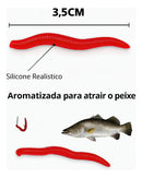 Minhoca Artificial de Silicone - Pescaria Marca Grife da Pesca - Foto 7 | Grife da Pesca