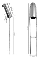 Suporte Tubo Móvel Tipo Canhão Vara De Pesca Fixo 37cm