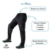 Calça de Pesca Masculina Flex Mar Negro Cor Preto