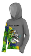 Camiseta Mar Negro X Protection Sublimada Aquarela Infantil - Pescaria Marca Grife da Pesca - Foto 2 | Grife da Pesca