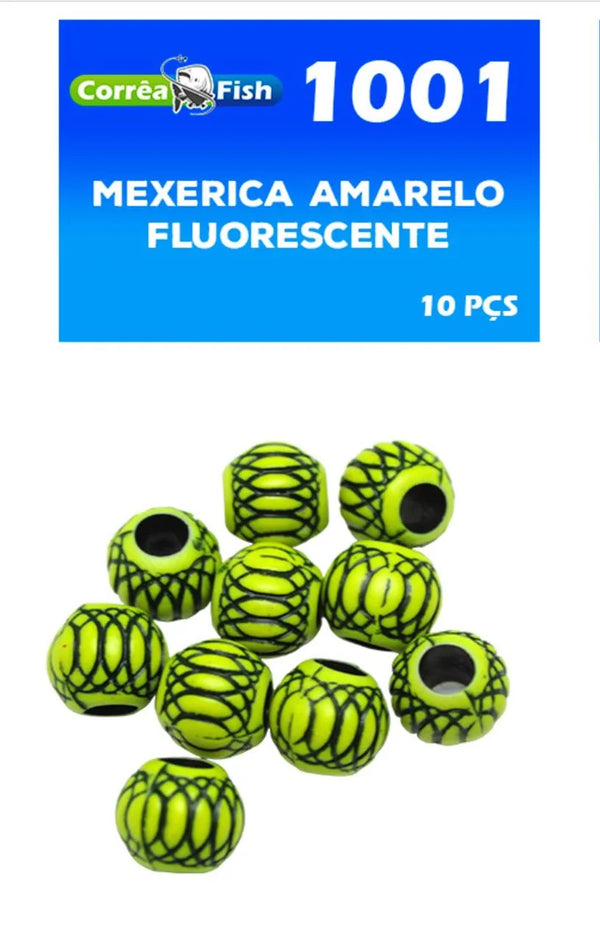 Kit com 10 Pacotes de Miçanga mexerica - Pescaria Marca Grife da Pesca - Foto 3 | Grife da Pesca