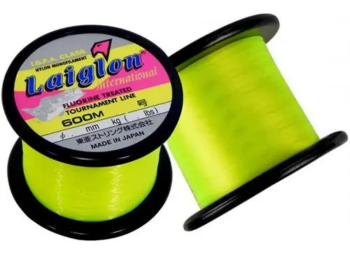 Linha Laiglon 600m verde fluorescente - Pescaria Marca Grife da Pesca - Foto 2 | Grife da Pesca