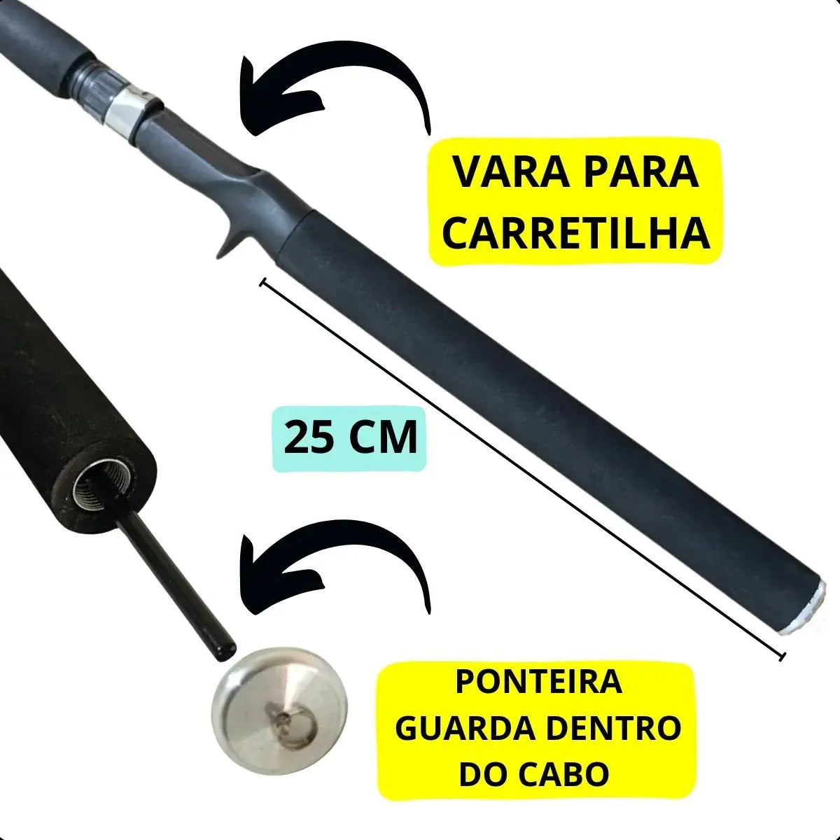Vara Pop Soft 2,10 Mtrs P/Carretilha Pop Fishing