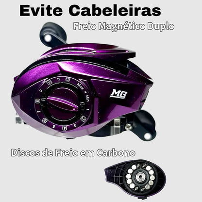 Carretilha CW MG Pink9 Rolamentos Direita