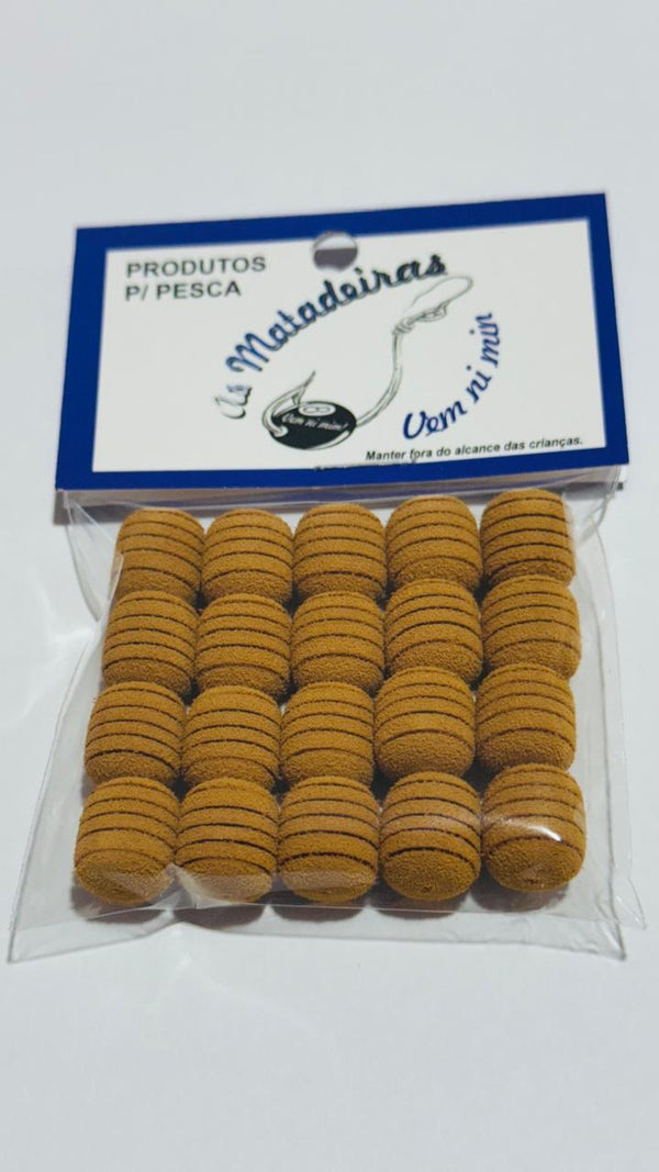 Eva As Matadeiras Formato Ração Riscadinho 10mm - Pescaria Marca Grife da Pesca - Foto 5 | Grife da Pesca