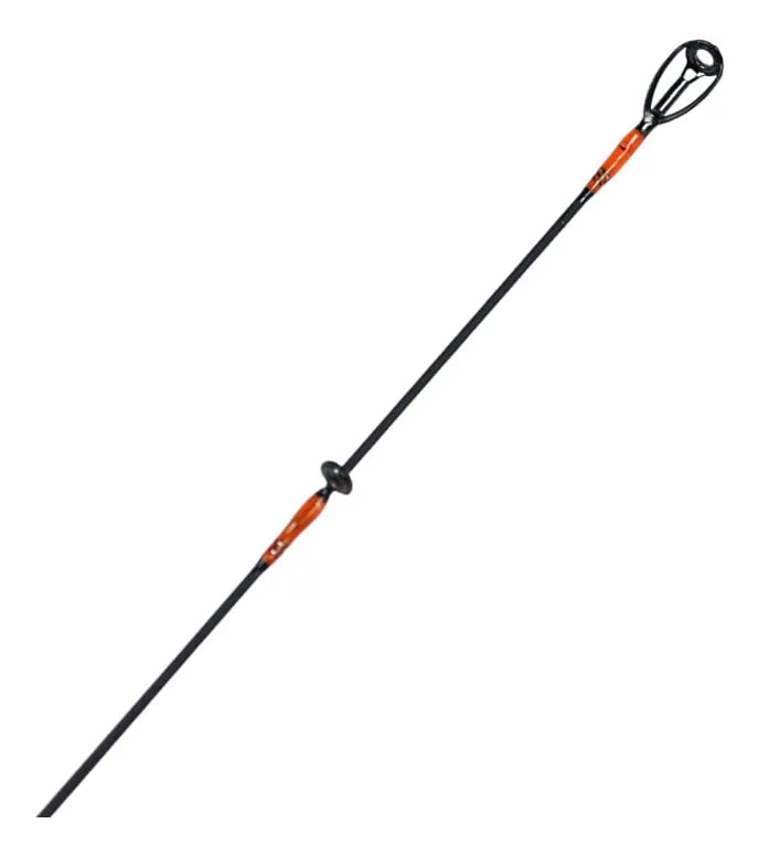 Vara P/ Carretilha Lumis Ripper 1,68 M 4-10lb Carbono Sólido Laranja