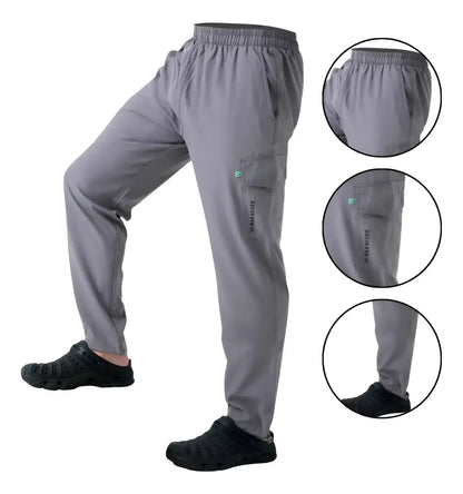 Calça de Pesca Masculina Flex Mar Negro Cor Cinza