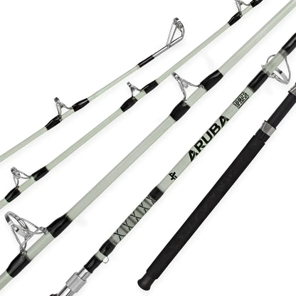 Vara Molinete Aruba S1802 Fibra 2 Partes 1,80cm 30-60lb