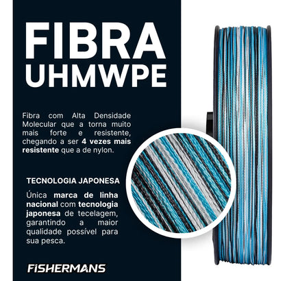 Linha Fishermans Oceanica 4x 300 mtrs