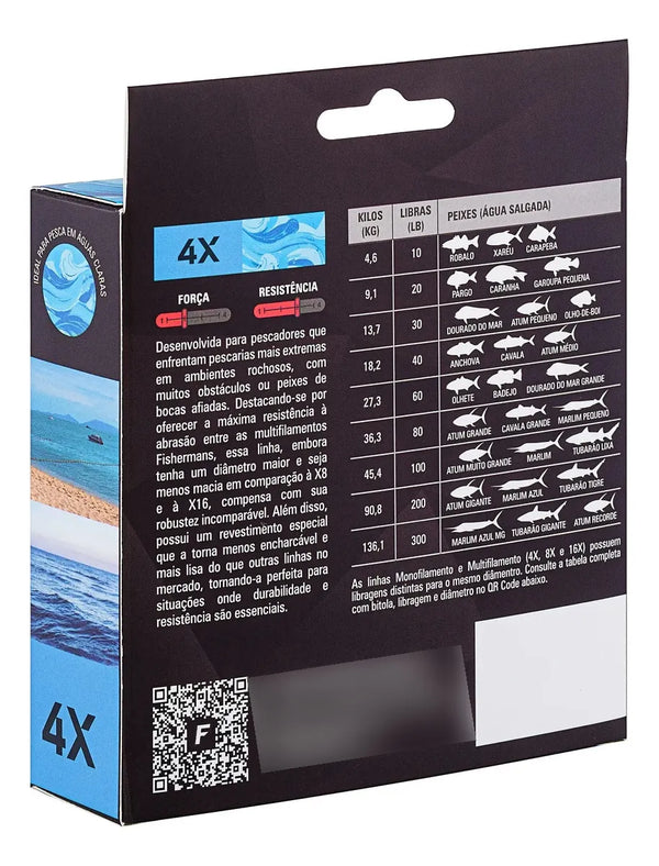 Linha Fishermans Oceanica 4x 300 mtrs