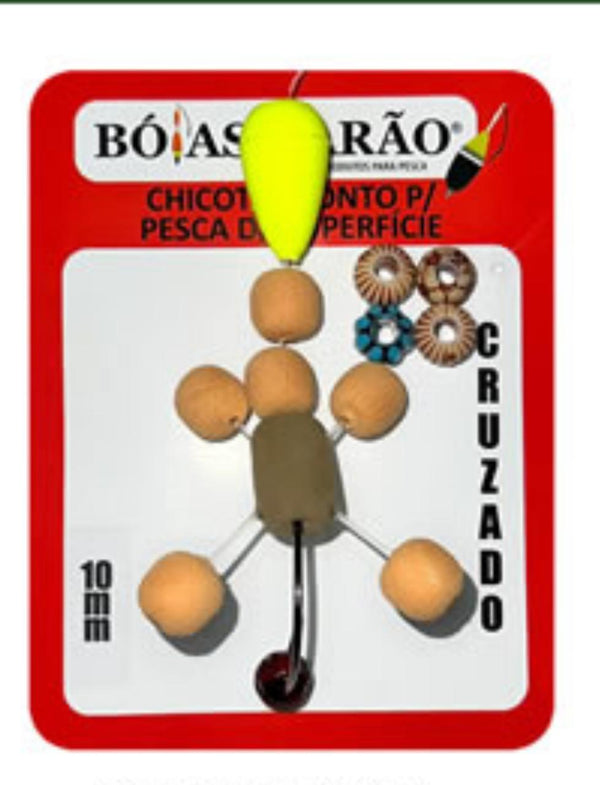 Chicote Pronto Cruzado Anteninha Eva 10mm Barão - Pescaria Marca Grife da Pesca - Foto 2 | Grife da Pesca