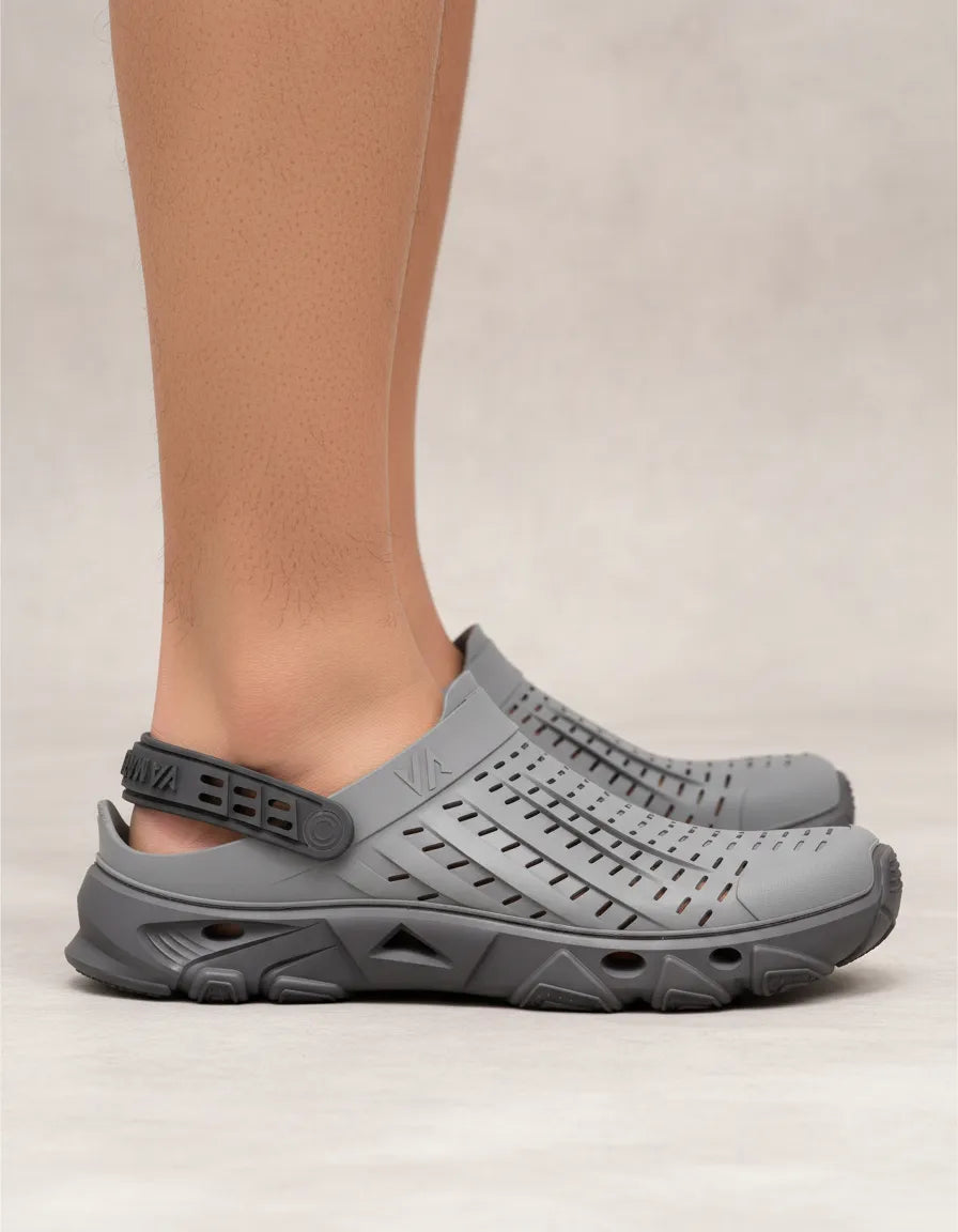 Calçado Estilo Crocs Confort 360 Mar Negro 30191  Cinza