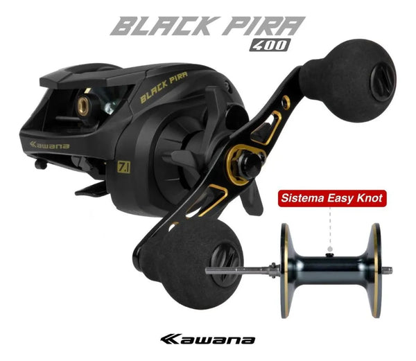 Carretilha Black Pira Kawana 400 - Pescaria Marca Grife da Pesca - Foto 2 | Grife da Pesca
