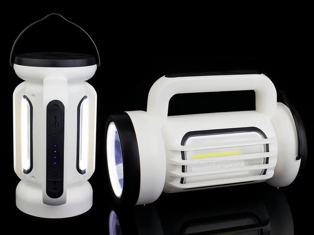 Lampião e Lanterna Recarregável 200w LED Albatroz LYD-003 USB e Powerbank - Pescaria Marca Grife da Pesca - Foto 5 | Grife da Pesca