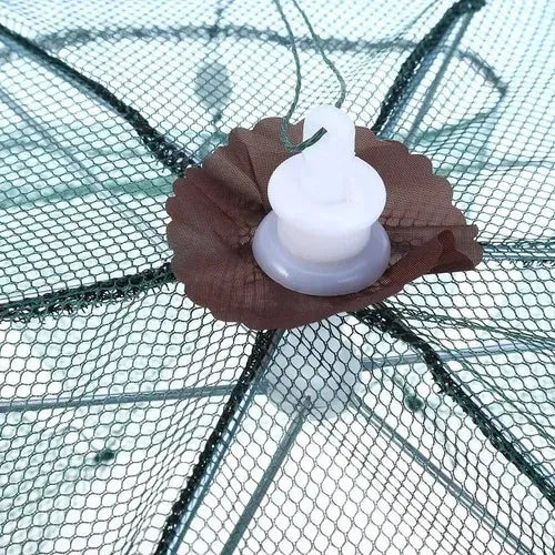 Covo Armadilha Peixes Camarão Lambari 6 Bocas Guarda Chuva Verde-escuro - Pescaria Marca Grife da Pesca - Foto 4 | Grife da Pesca
