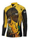 Camisa Masculina Mar Negro Tucunare Amarelo - Pescaria Marca Grife da Pesca - Foto 1 | Grife da Pesca
