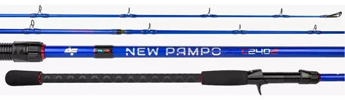 Vara Albatroz New Pampo 2,40 Mtrs P/Carretilha - 20-50lb 2 partes Azul