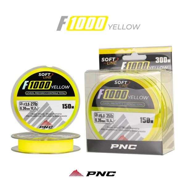 Linha PNC F1000 Yellow 300 mtrs - Pescaria Marca Grife da Pesca - Foto 1 | Grife da Pesca