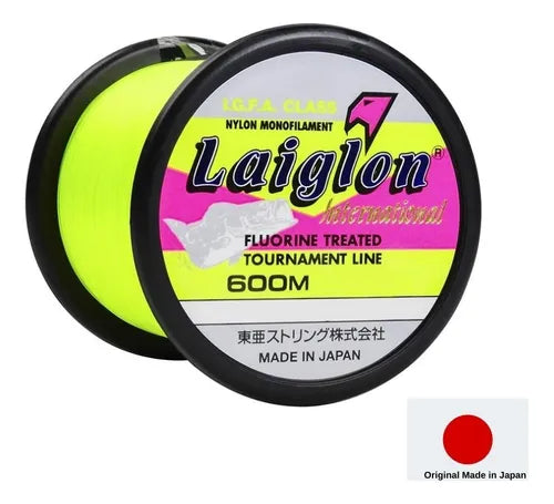 Linha Laiglon 600m verde fluorescente - Pescaria Marca Grife da Pesca - Foto 1 | Grife da Pesca