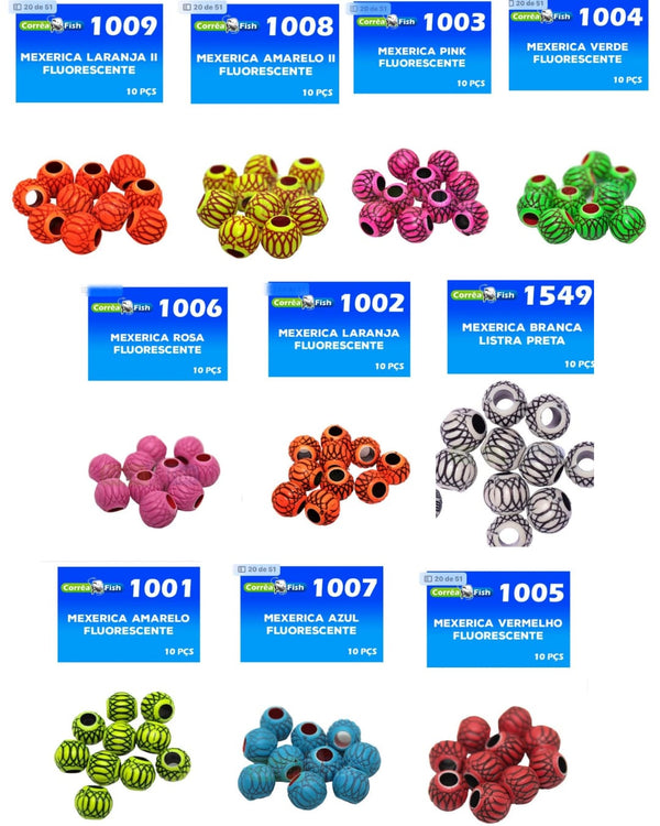 Miçanga Mexerica - Pescaria Marca Grife da Pesca - Foto 1 | Grife da Pesca