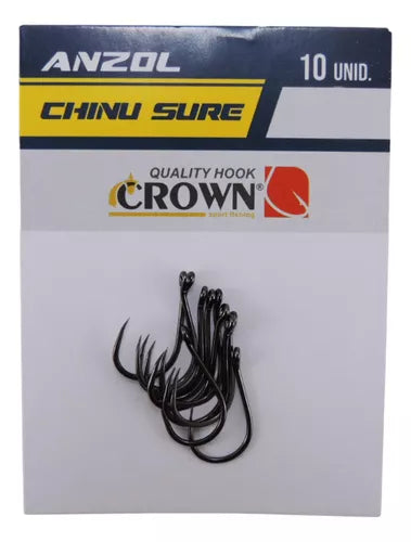 Anzol Crown Chinu Sure - Pescaria Marca Grife da Pesca - Foto 3 | Grife da Pesca
