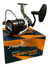 Molinete Saint Vesúvio 8000 | 10 Rol. Vel. 4.6:1 Drag 15kg Prateado Direito/esquerdo