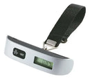 Balança Digital Portátil Até 50kg Mão balança com trava Mala Bagagem Prateado