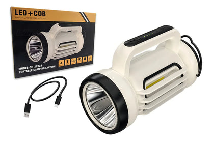 Lampião e Lanterna Recarregável 200w LED Albatroz LYD-003 USB e Powerbank - Pescaria Marca Grife da Pesca - Foto 2 | Grife da Pesca