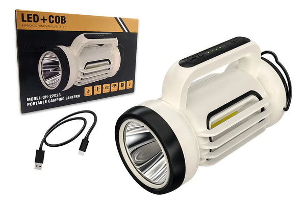 Lampião e Lanterna Recarregável 200w LED Albatroz LYD-003 USB e Powerbank - Pescaria Marca Grife da Pesca - Foto 2 | Grife da Pesca