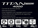 Carretilha Marine Sports Titan Pro 4000 7.31 4 Rolamentos Azul - Pescaria Marca Grife da Pesca - Foto 5 | Grife da Pesca
