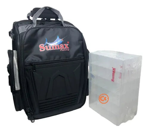 Mochila Apetrecho Sumax Fishing mod: (SM-1203) - Pescaria Marca Grife da Pesca - Foto 2 | Grife da Pesca
