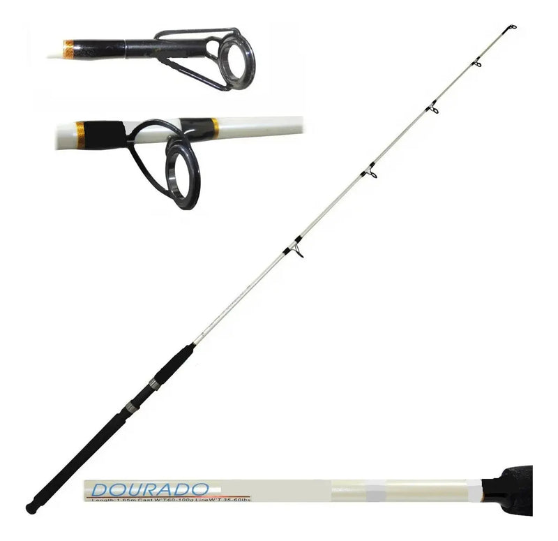 Vara Artemis Dourado Cast 35 - 60LBS Inteiriça P/Carretilha