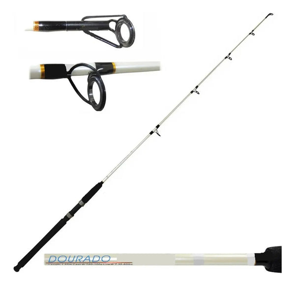Vara Artemis Dourado Cast 35 - 60LBS Inteiriça P/Carretilha