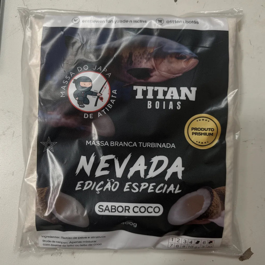 Massa Nevada Edição Especial Sabor Coco Japa de Atibaia 400g
