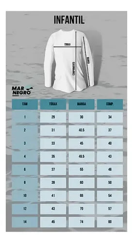 Camiseta Mar Negro X Protection Sublimada Tucunare Ocelo Infantil - Pescaria Marca Grife da Pesca - Foto 2 | Grife da Pesca