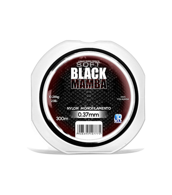 Linha JR Soft Black mamba 0,37mm 300m - Pescaria Marca Grife da Pesca - Foto 1 | Grife da Pesca
