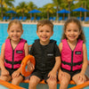 Colete Salva vidas Jogá Wave Rosa Infantil