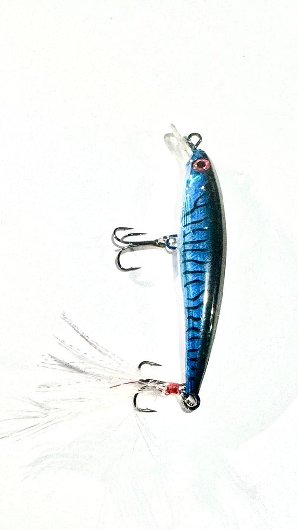Isca Artificial Meia Agua Com Penacho - Pescaria Marca Grife da Pesca - Foto 2 | Grife da Pesca