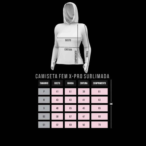 Camisa De Pesca Feminina Proteção Uv Tamba Family Capuz Luva