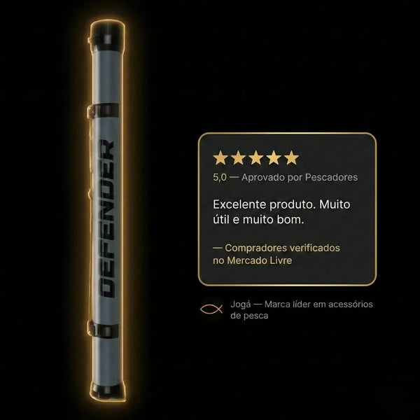 Porta Varas Com Base E Tampa Em Abs Jogá Defender 2,00 Mts