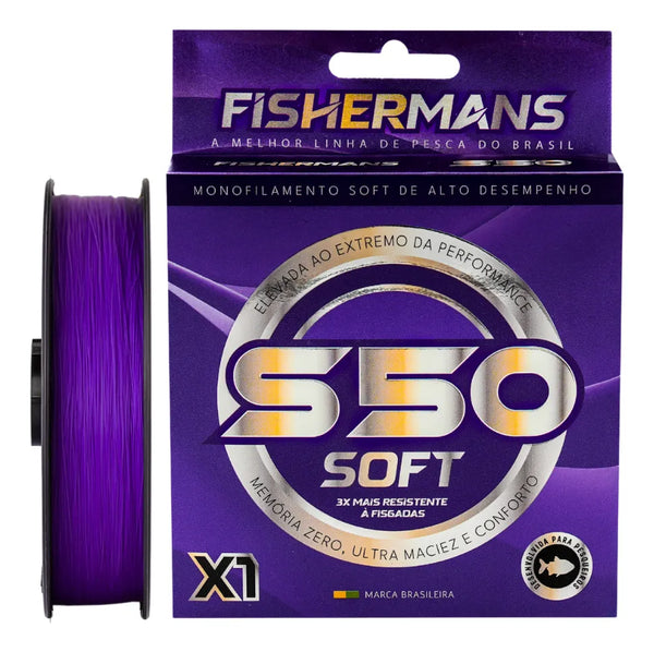 Linha De Pesca Fishermans Monofilamento S50 X1 Soft 300mts - Pescaria Marca Grife da Pesca - Foto 1 | Grife da Pesca
