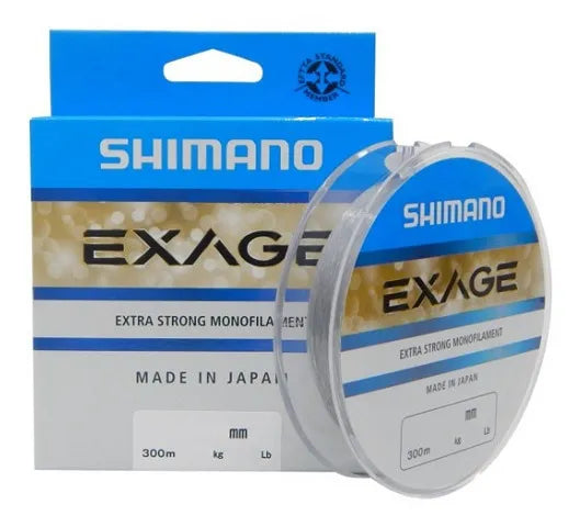 Linha Monofilamento Shimano Exage 300m - Pescaria Marca Grife da Pesca - Foto 1 | Grife da Pesca